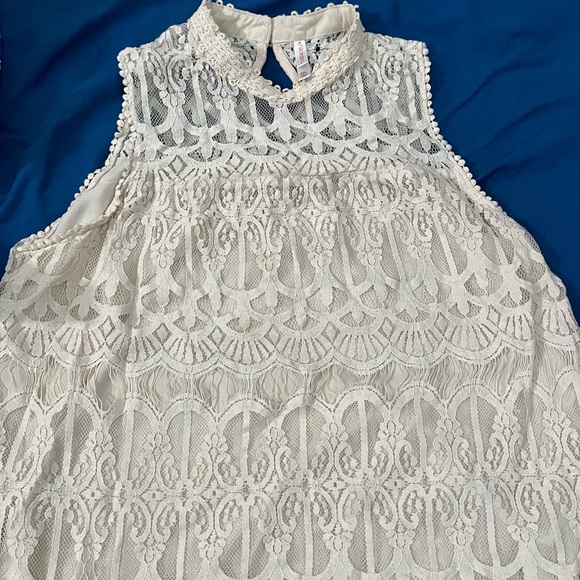Xhilaration Tops - Victorian Crochet Tank